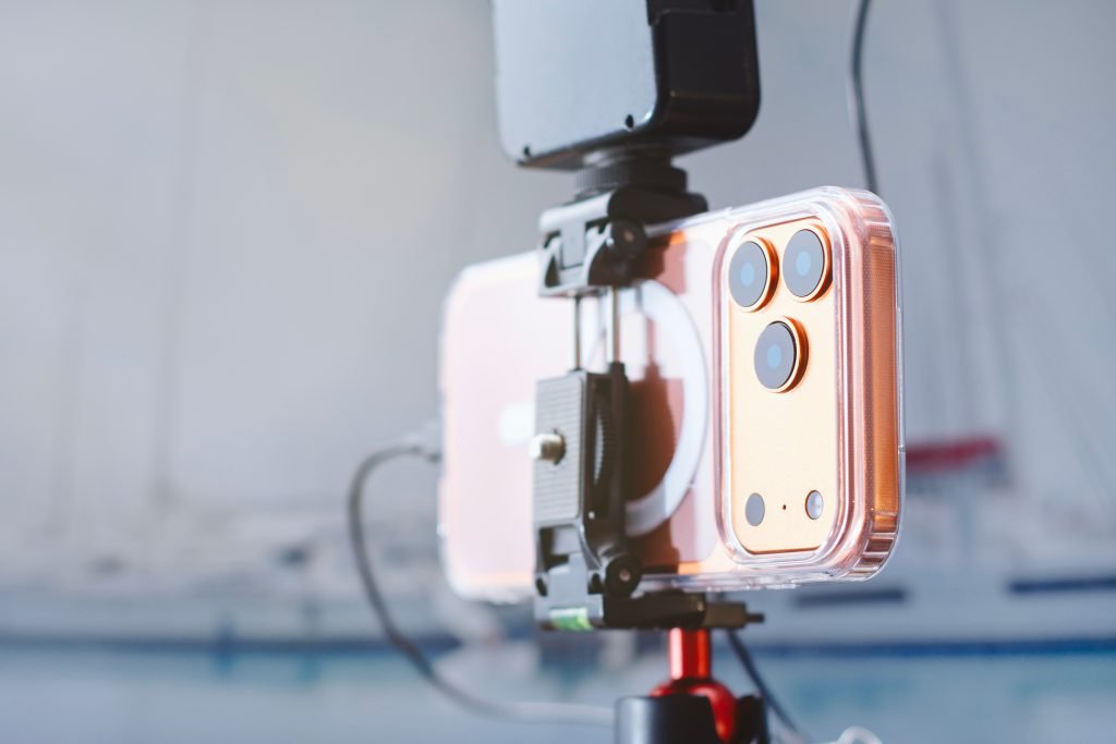 Video creator using blockchain timestamping to protect ip